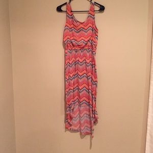 Xhilaration High-Low Chevron Dress