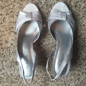 Kelly & Katie Silver Heels!