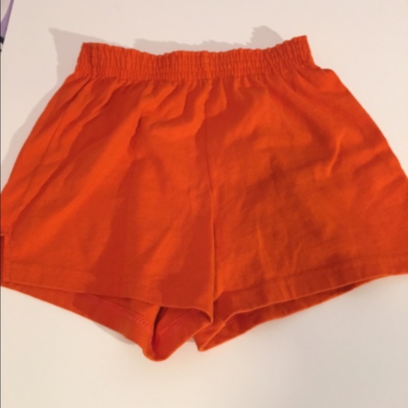 2 pairs of Orange soffe shorts