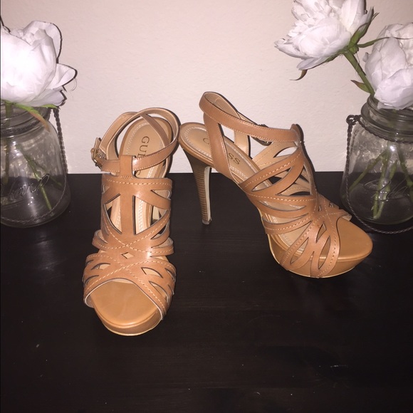 Guess platform heels
