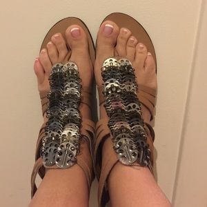 Naughty monkey sandals size 9