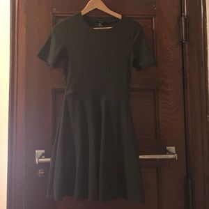 Forever 21 Dark Green Jersey Dress
