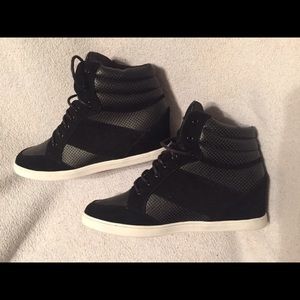 JustFab high top sneakers
