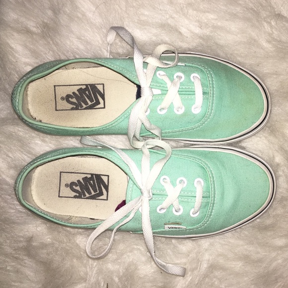 Mint green vans