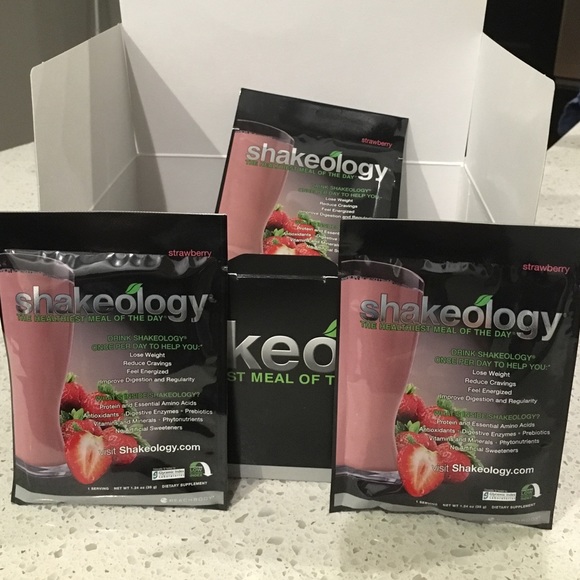 15 strawberry shakeology