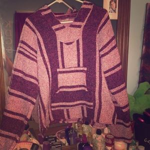 Purple vintage Baja Hoodie