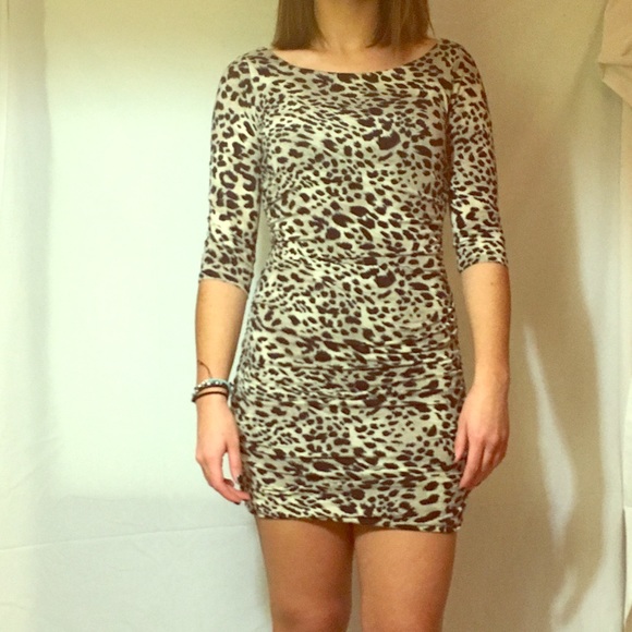 Leopard print dress