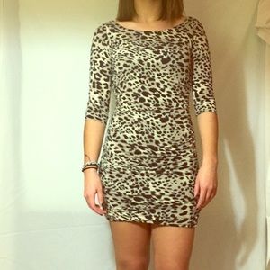 Leopard print dress