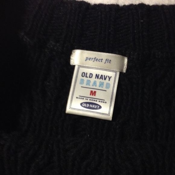 NWOT Old Navy boatneck cableknit wool sweater - Picture 2 of 3