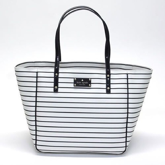 Kate Spade city stripe Sydney tote