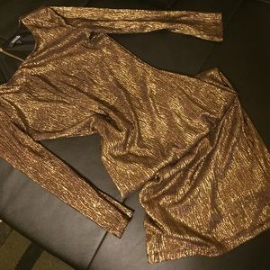 Gold dress