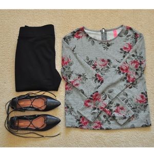 Eight Sixty Floral Sweater