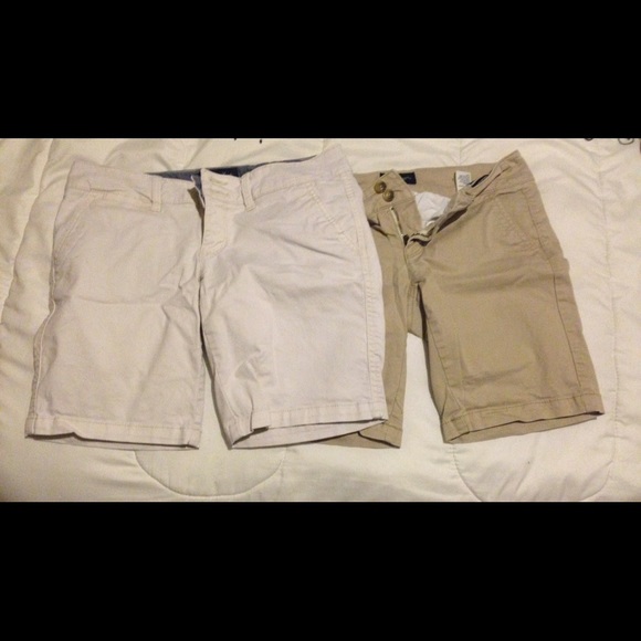 2 American Eagle capris shorts