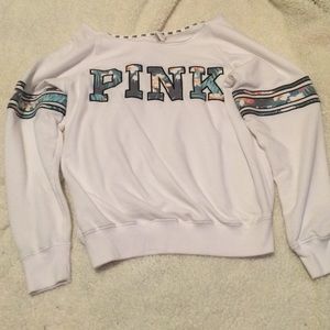 Off shoulder sweatshirt