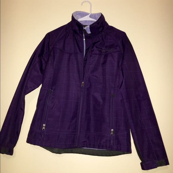 Purple rain coat