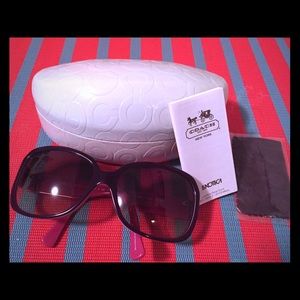 Coach over-sized sunglasses