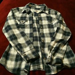 Soft plaid flannel.
