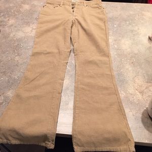 Aeropostale tan corduroy pants
