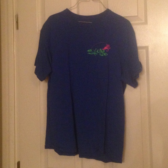 Blue, pink and green Salf Life shirt