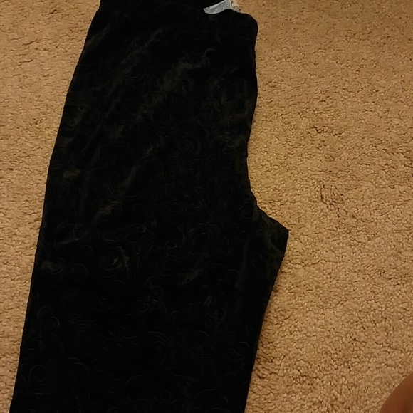 Velvet leggings - Picture 1 of 4