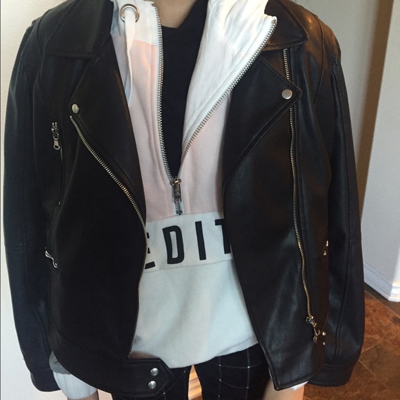 BRAND NEW! Zara Trafaluc Leather Jacket