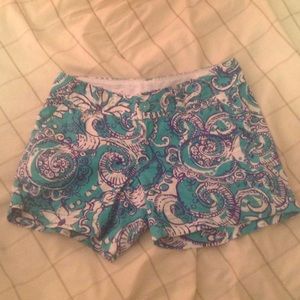 Lily Pulitzer Callahan Shorts Size 00!