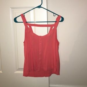 Coral tank top
