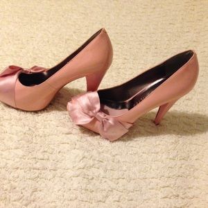 Baby pink heels