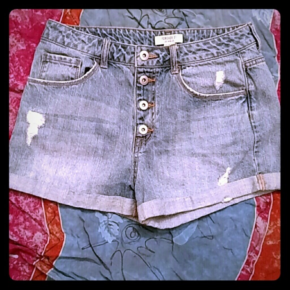 NWT F21 HIGH WAISTED SHORTS