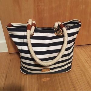 Michael Kors Resort Stripped Marina Tote