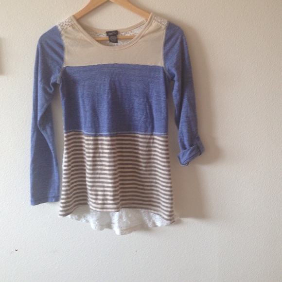 Color Block-Striped long sleeve