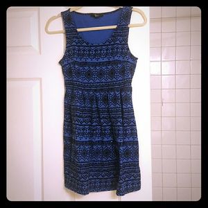 Tribal print skater dress