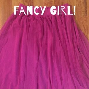 Fuschia tutu skirt