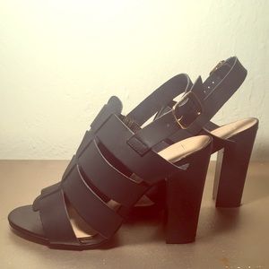 ASOS Black Slingback Heels