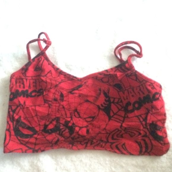 Spider-Man crop top