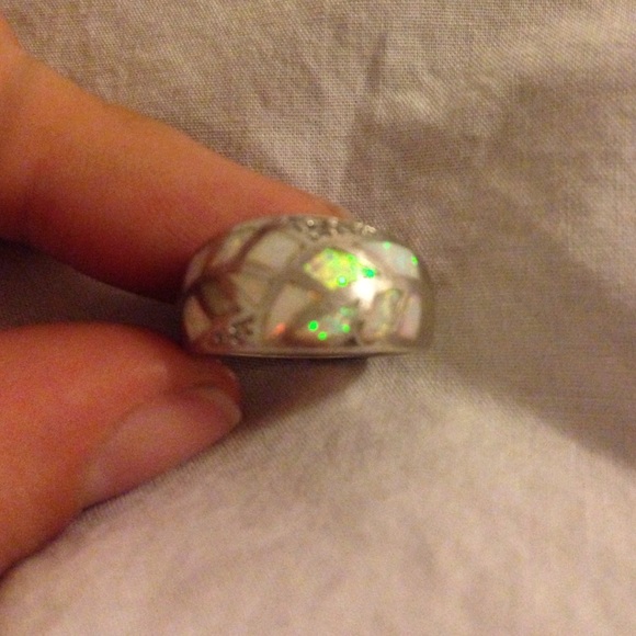 Sterling Silver Opal Ring