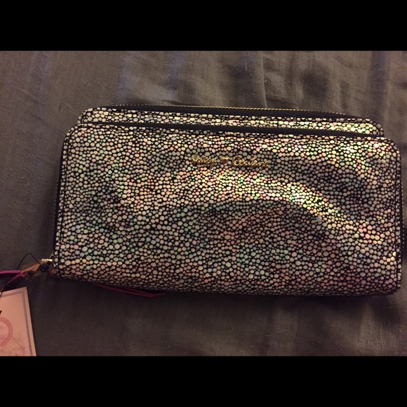 Juicy Couture iridescent diamond wallet