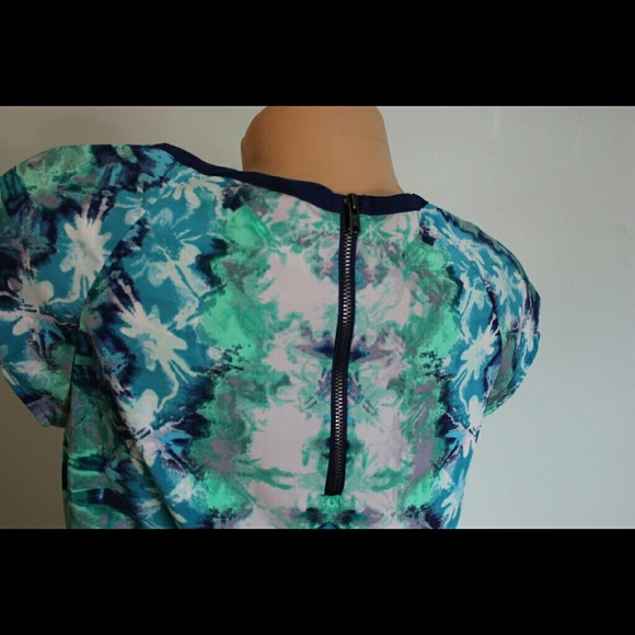 XS Watercolor print dress - Picture 3 of 3