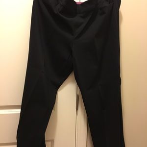 Knit black trouser dress pant