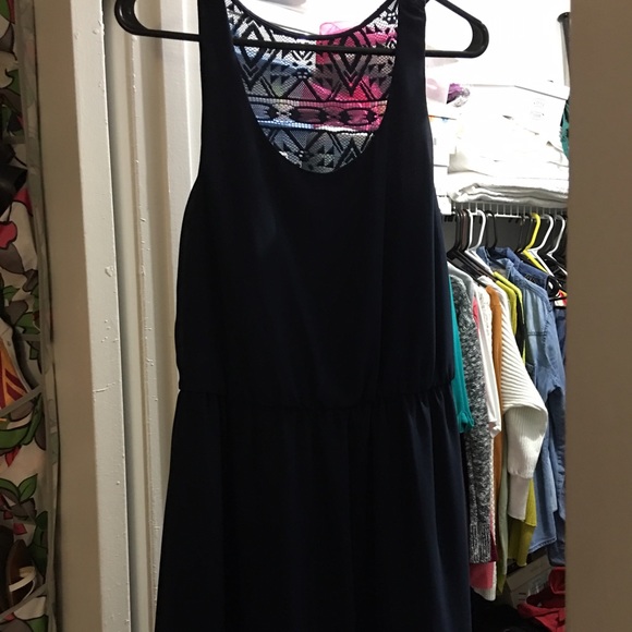 Navy blue dress size Large new with tags