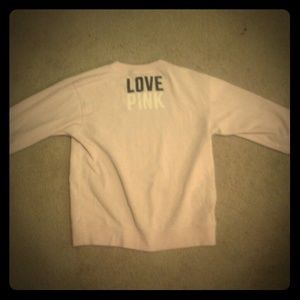 The brand PINK long sleeve sweatshirt