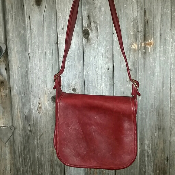 ***SOLD**** COACH PURSE Red Leather