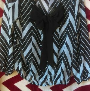 Chevron Bow Top