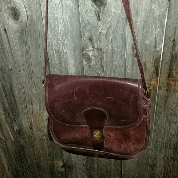 ****SOLD*****     Coach Purse Brown Leather