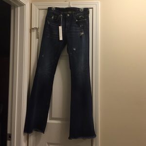 Blank NYC Denim NWT distressed flare jeans