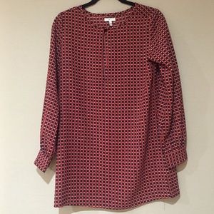 Joie Long Sleeve Mini Dress w/ Keyhole