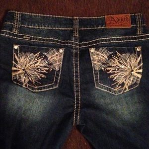 Adiktd Bling Western Jeans Size 12 (32) inseam 34