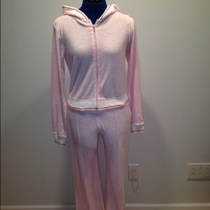Juniors/Ladies terry cloth jogging suit