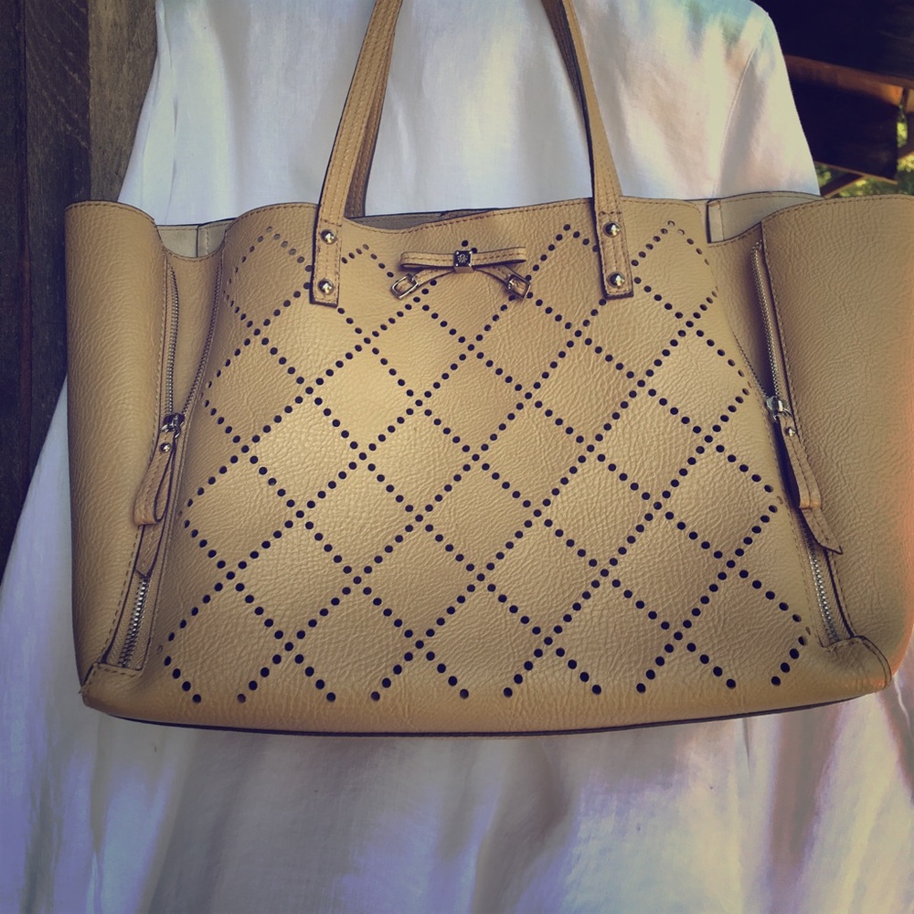 Beige Tote Purse
