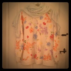 Studio Works Floral Sweatshirt 2X NEW!